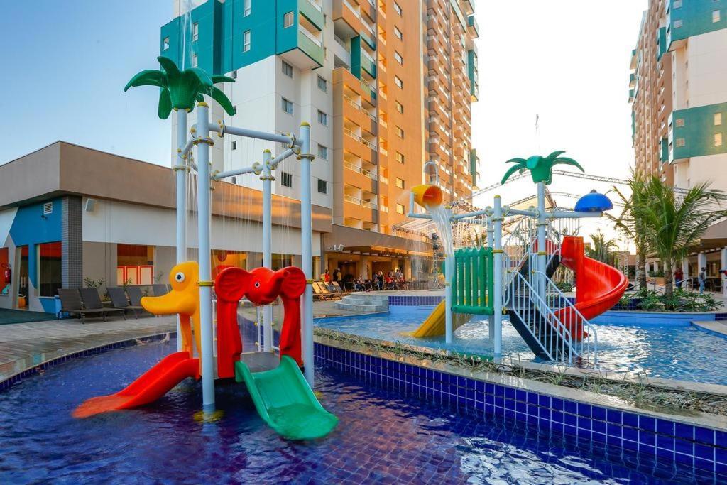 Flat Em Olimpia Em Frente Ao Park Hotel Bagian luar foto
